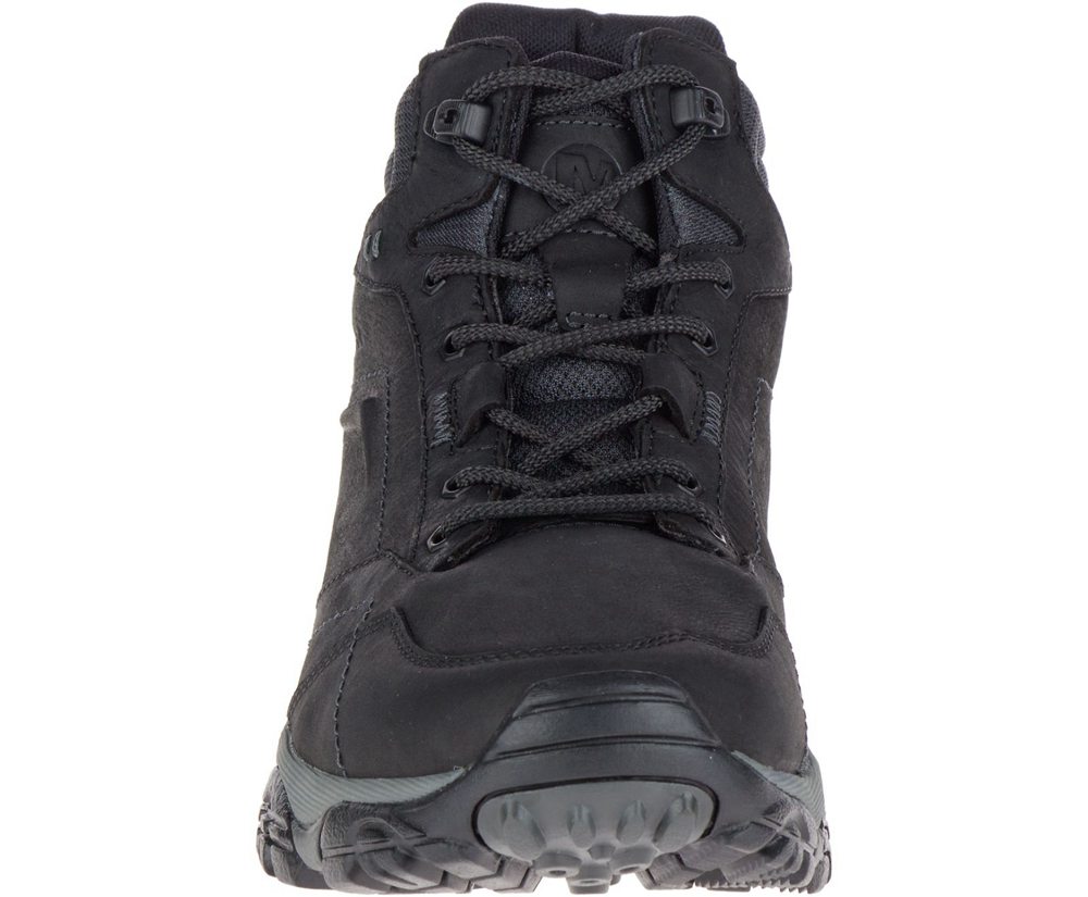 Merrell Boots Black - Moab Adventure Mid Waterproof - Mens 47YRKNSTU